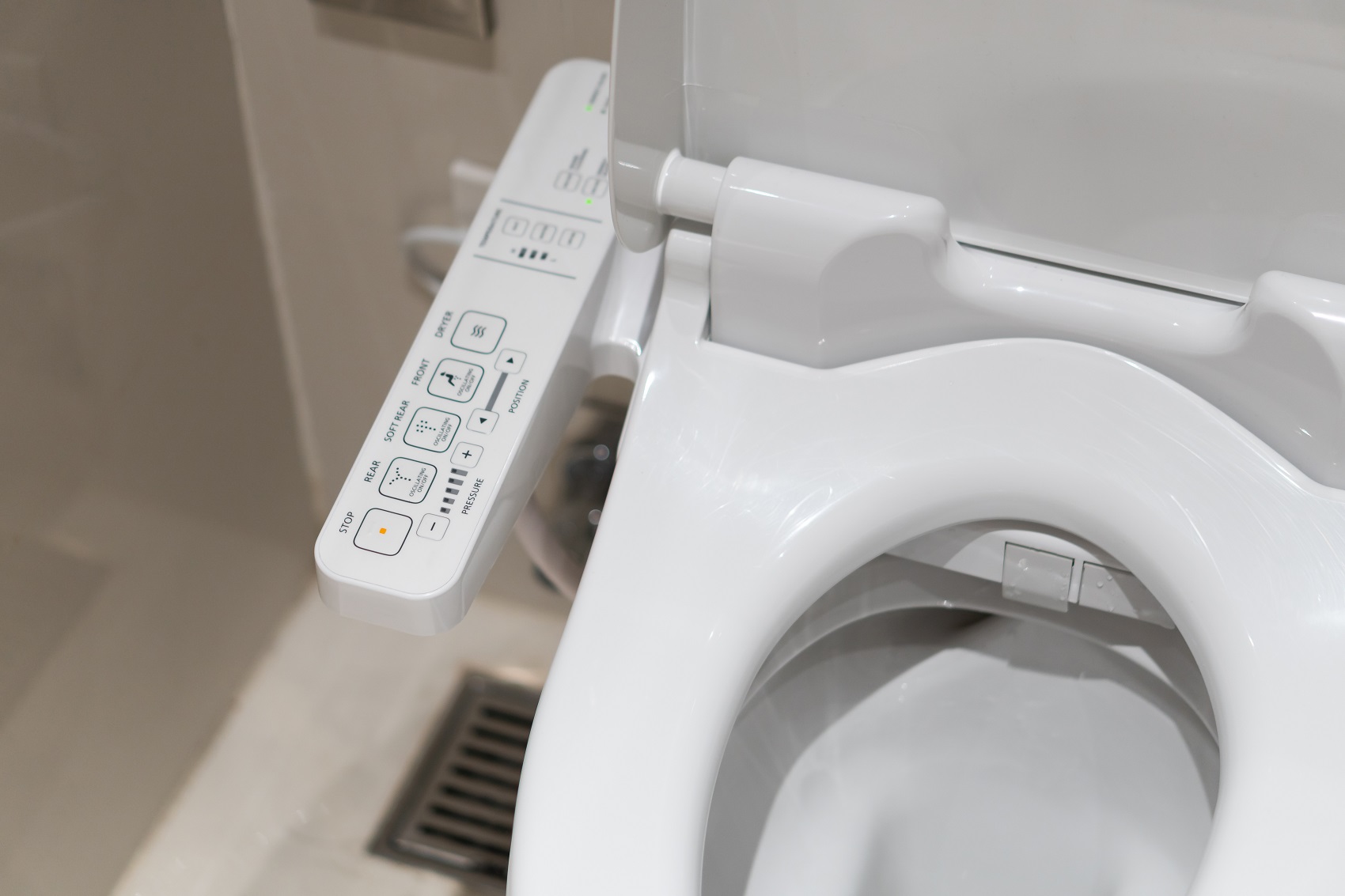 Japanese washlet toilet
